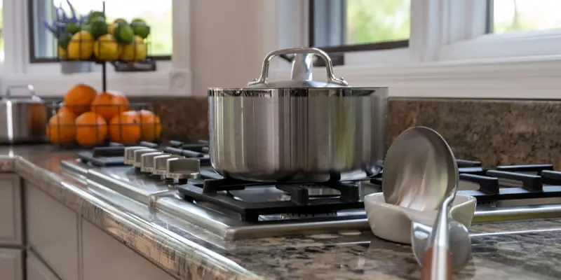 clean modern kitchen eden farm vacation rental harvard il