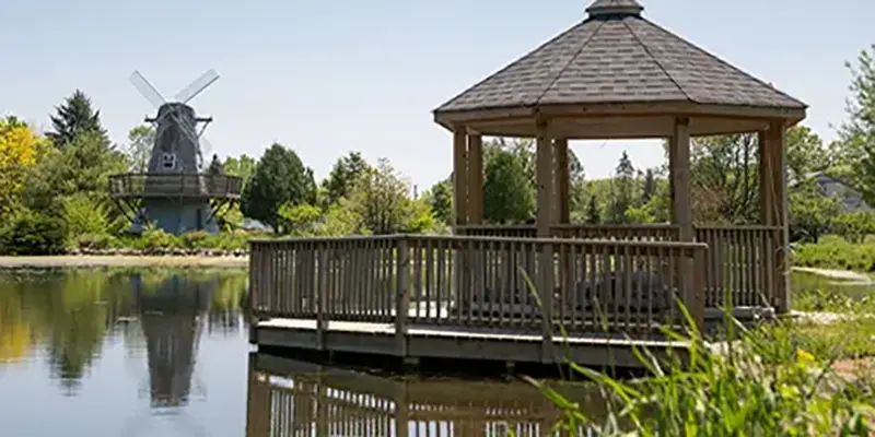 eden pond gazebo eden vacation rental harvard il 1